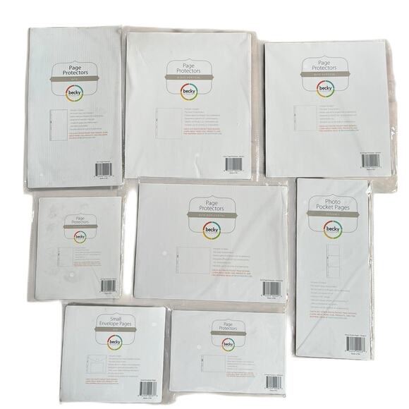 Becky Higgins Project Life Page Protectors Envelopes Scrapbooking Lot Of 69 - Picture 1 of 16